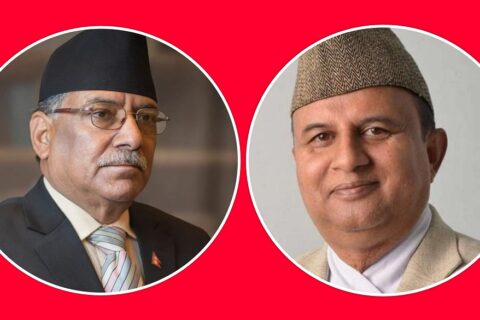 सचिवालय बैठक डाक्न तरखरमा रहेका अध्यक्ष दाहाललाई भेट्न खुमलटार पुगे शंकर पोखरेल