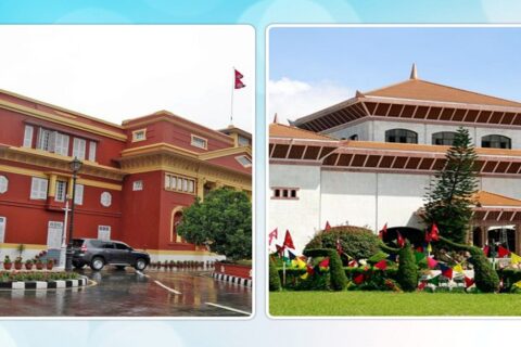 संसदको विशेष अधिवेशनको माग गर्दै शीतल निवास पुगे नेकपा नेता