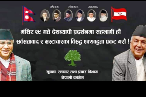कांग्रेसले आज सरकारविरुद्व देशव्यापी आन्दोलन गर्दै, शीर्ष नेता को कहाँ ?