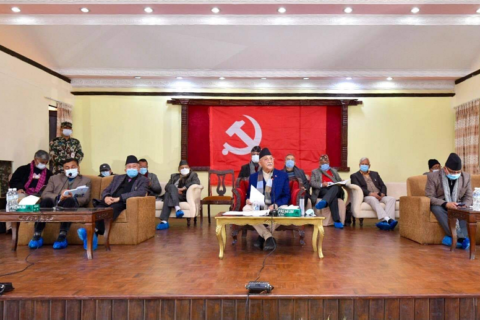ओली पक्षकाे बैठक : प्रचण्डको कार्यकारी अधिकार बदर, सातै प्रदेशमा संयोजक चयन