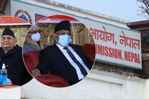 नेकपाका दुवै समूहसँग छलफल गर्दै निर्वाचन आयोग