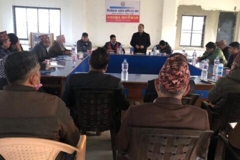 तिलोत्तमा उद्योग वाणिज्य संघमा नयामिल वितरण केन्द्रका प्रमुखलाई स्वागत