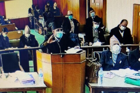 प्रतिनिधिसभा विघटनविरुद्ध बहस : प्रधानमन्त्रीको लिखित जवाफमा दिइएको ‘आरगुमेन्ट’ मिल्दैन