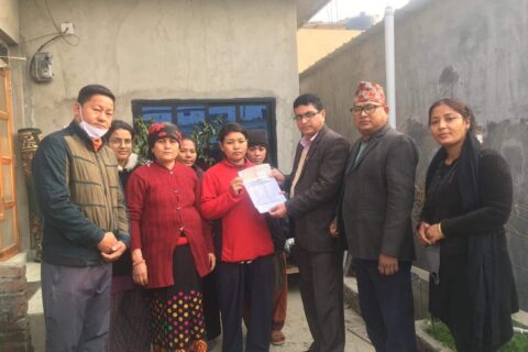 एलआइसीद्वारा बिमा दावी रकम हस्तान्तरण