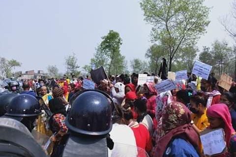 जनताका विरोधकाबीच अर्थमन्त्री पौडेलद्वारा मोतिपुर औद्योगिक क्षेत्रको शिलान्यास