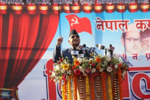 ओली समूहको संसदीय दलको बैठक सकियो, ११५ सांसद उपस्थित भएको दाबी