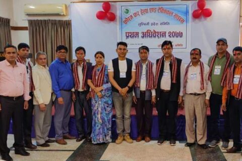 फोरम फर हेल्थ एण्ड टेक्निकल साईन्स लुम्बिनी प्रदेशमा प्रकाश राना