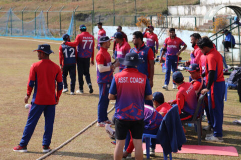 राेकियाे नेपाली राष्ट्रिय क्रिकेट टिमको बन्द प्रशिक्षण