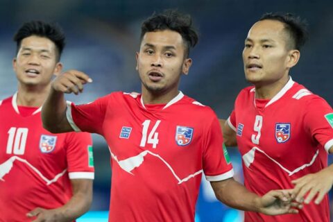 नेपालद्वारा चाइनिज ताइपेई २–० ले पराजित