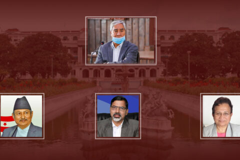 चारजना मन्त्रीद्वारा शपथ ग्रहण