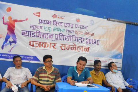रुपन्देहीमा भुपू सैनिक सुरक्षाकर्मी र सुपर भेट्रान्स ब्याडमिन्टनमा भिड्दै