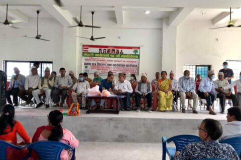 नेपाली काँग्रेस तिलोत्तमाको पदस्थापन कार्यक्रम सम्पन्न