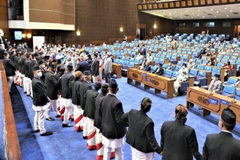 एमालेको नाराबाजीबीच विनियोजन विधेयक पारित