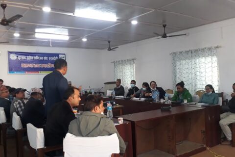 बुटवल उवासंघमा गैरसरकारी संस्थासंग विजनेश इन्कुवेशन कार्यक्रम सम्बन्धि छलफल
