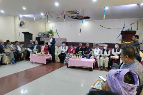 नेपाली कांग्रेस क्षेत्रिय समितिद्धारा सम्मान