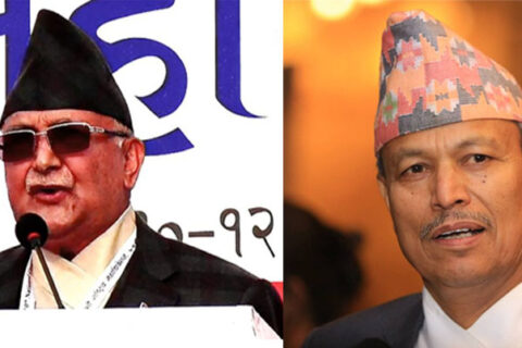 एमालेको अध्यक्षका लागि ओली र रावल प्रतिस्पर्धा गर्दै