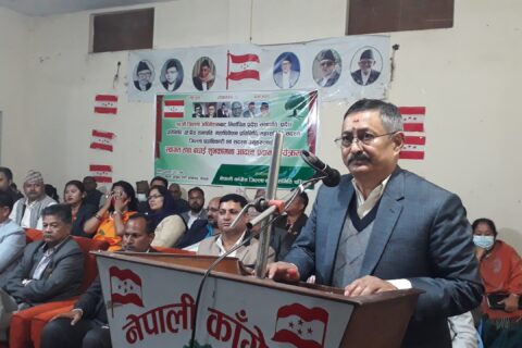 काँग्रेस कमजोर भए लोकतन्त्र कमजोर हुन्छ –गृहमन्त्री खाँण