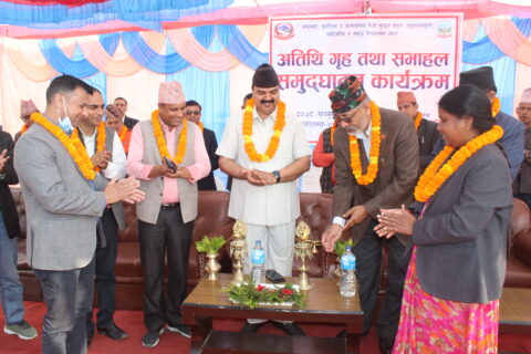 तिलोत्तमाले बनायो अतिथि गृह तथा सभाहल