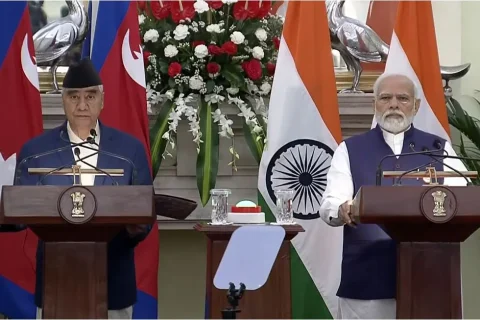 देउवा र मोदीबीच पञ्चेश्वर, हवाई रूट र सीमासम्बन्धी विषयमा छलफल