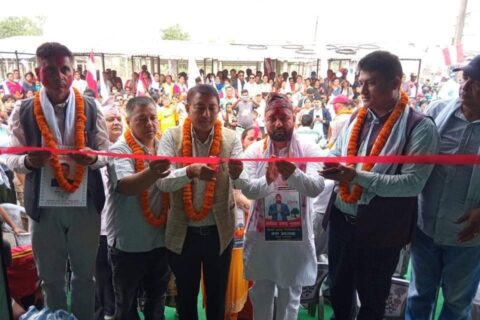 अव्यवस्थित बसोबास र सुकुम्बासी समस्या समाधान गर्न तिलोत्तमामा गठबन्धनलाई मतदान गर्नुस : खाण