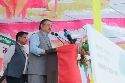 बुटवलबाट राजधानी दाङ सार्ने एमालेलाई भोट नहाल्नु : गृहमन्त्री बालकृष्ण खांण