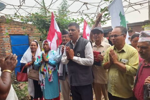 बुटवल १७ मा नेपाली कांग्रेसको घरदैलो तिब्र