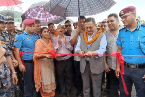 सुरक्षित यात्रा र पहुँच विस्तारकालागि ठाँउ ठाँउमा सुरुङ मार्ग निर्माण हुँदैछन : गृहमन्त्री खाण