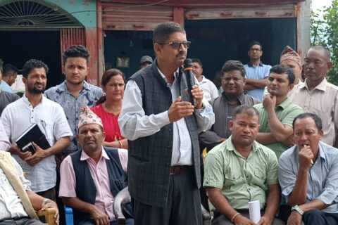सैनामैनामा सुकुम्बासी जग्गाकाे नापजाँच सुरु
