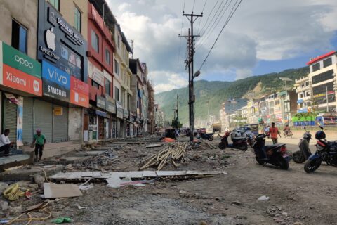 बुटवलको मूख्य सडकको काम रोकिएपछि नगरप्रमुख पाण्डेको असन्तुष्टि
