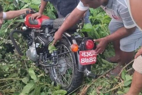 बुटवलका संजय दुर्घटनाग्रहस्त मोटरसाइकलसँगै मृत अवस्थामा फेला