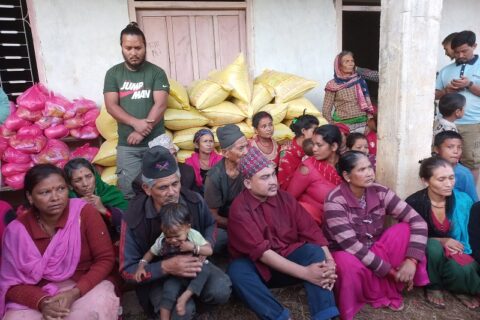 अर्घाखाँची : पहिरोको जोखिमका कारण खाँचीकोटका ४१ परिवार विस्थापित