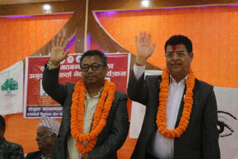 गठबन्धनका उम्मेदवार भन्छन् : ‘नयाँ गाउँ बेलबासलाई आधुनिक सिटीको रूपमा विकास गर्छौ’