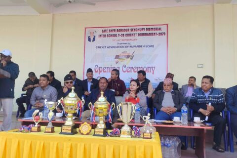 अन्तरविद्यालय क्रिकेट प्रतियोगिता सुरु, एभरेष्टको विजयी सुरुवात