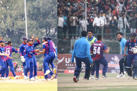 क्रिकेटमा नेपाललाई ऐतिहासिक सफलता, १२ खेलमा ११ खेल जित्दै साेझै विश्व कप क्रिकेटको छनाेटमा