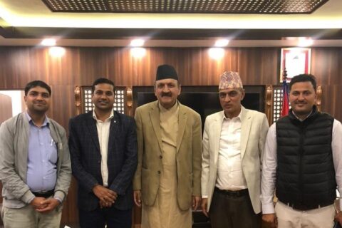 अर्थमन्त्री महत र बुटवल नगरप्रमुख पाण्डेयबीच भेटवार्ता :संघीय आयोजना छिटो पूरा गर्ने गरी निर्देशन दिन अनुरोध