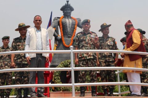 गोरखादेखि सुरु नेपाली सेनाको पद यात्रा बुटवलको जितगढीमा समापन