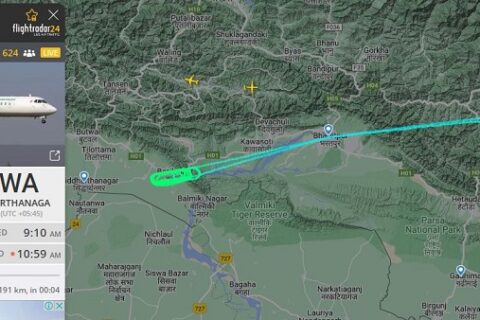 भैरहवाबाट काठमाडौं उडेको श्री एअरको जहाजमा समस्या देखिएपछि बीचबाटै फर्कियो