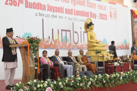 अहिंसावादी बौद्ध दर्शनको सान्दर्भिकता बढ्दै गएको छ : प्रधानमन्त्री प्रचण्ड