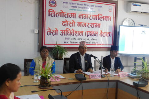तिलोत्तमाको नीति कार्यक्रम सर्वसम्वत रुपमा पारित