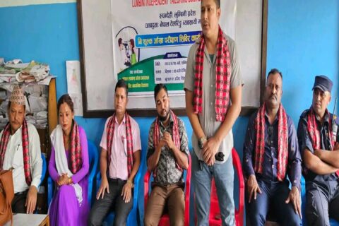 लुम्बिनी स्वतन्त्र सिलाई व्यवसायीद्वारा निःशुल्क आखा परीक्षण शिविर