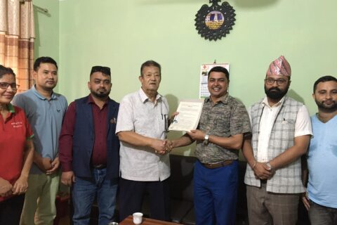 गुल्मीको छत्रकोटका बासिन्दालाई निःशुल्क रगत उपलब्ध गराउने सम्बन्धमा सम्झौता