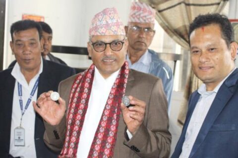 राष्ट्रिय जनावर गाईको चित्र अड्ढित ‘मेडालियन सिक्का’ सार्वजनिक