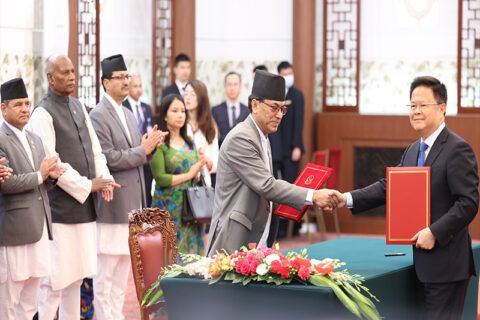 नेपाल र चीनबीच भएका समझदारीको १३ बुँदे संयुक्त वक्तव्य सार्वजनिक
