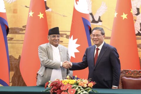 नेपाल-चीनबीच १३ बुँदे सम्झाैता र समझदारी पत्रमा हस्ताक्षर