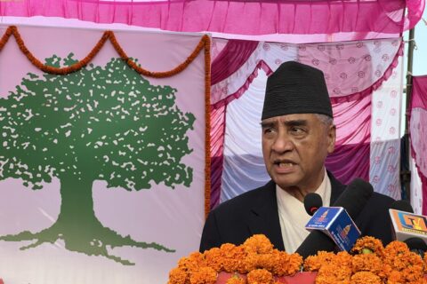कांग्रेसलाई सके बहुमत, नसके ठूलो पार्टी बनाउनुपर्छ : देउवा