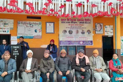 मोतीपुरमा निःशुल्क स्वास्थ्य शिबिर