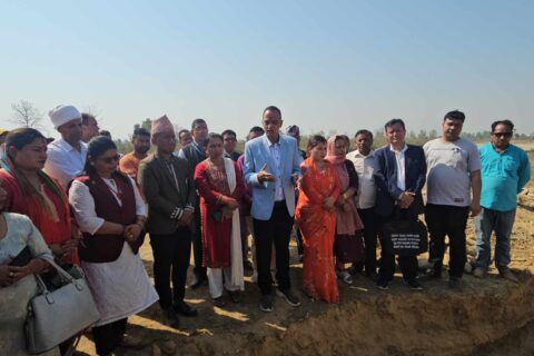 बुटवल १२ तामनगरमा बन्ने भयो उत्पीडित तथा गरिब जेहेन्दार विद्यार्थीका लागि छात्रावास