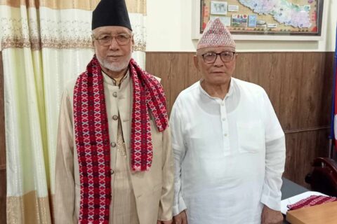 लुम्बिनी र सुदुरपश्चिम प्रदेश प्रमुखबिच भेटघाट