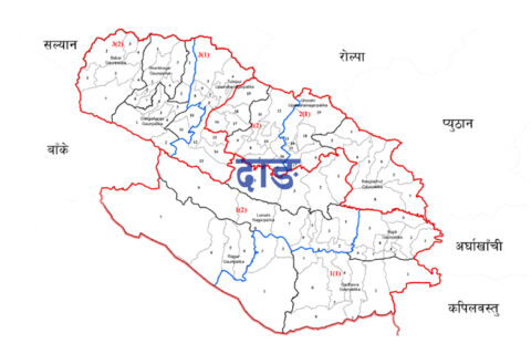 दाङमा गुडिरहेको ट्रकमा आगो लाग्दा जलेर नष्ट