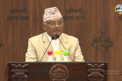 लुम्बिनीका मुख्यमन्त्री महराले पदबाट दिए राजीनामा